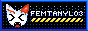 Pixel art of a screaming cat covered in blood with the text next to it that reads 'FEMTANYL03'